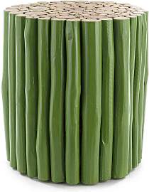 Beistelltisch Guadalupe aus Teakholz, rundes