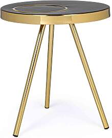 Beistelltisch Kesar aus Metall, modernes Design,