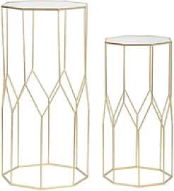 Beistelltisch Mauro Ferretti New Glass (x2)