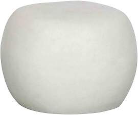 Beistelltisch Pebble aus Tonfaser in Betonoptik,