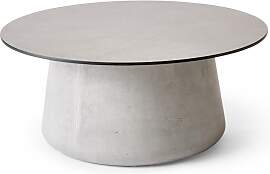 Beistelltisch Queen 90 cm rund - grey 521 -