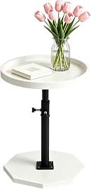 Beistelltisch Rund Holz, 360°Rotierend