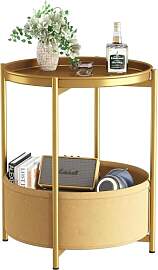 Beistelltisch Rund, Kleiner Tisch, Metall