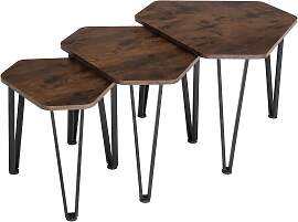 Beistelltisch-Set Torquay - Industrial Holz