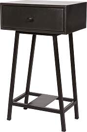 Beistelltisch Skybox aus Metall und Naturholz,