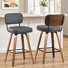 Bekrvio Barhocker 2er Set, 74 cm Sitzhöhe, 360°