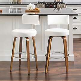 Bekrvio Drehbarer Barhocker 2er Set, 65cm