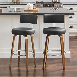 Bekrvio Drehbarer Barhocker 2er Set, 65cm