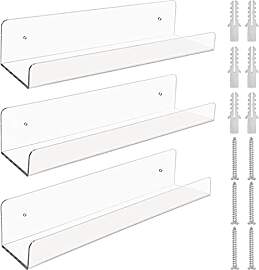 BELLE VOUS 3 STK Acryl Regal Set Klar - Regal