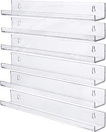 BELLE VOUS Acryl Regal Set Klar (6 STK) - Regal