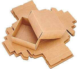 BENECREAT 20 Packs Quadratische Geschenkboxen Mit