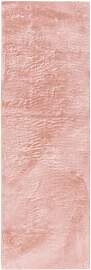 benuta Basic - Kunstfell-Teppich Furry Rosa 80x250 