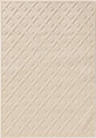 benuta Basic Kurzflor Teppich Leo Cream 120x170 cm 