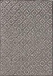 benuta Basic Kurzflor Teppich Leo Hellgrau 120x170 