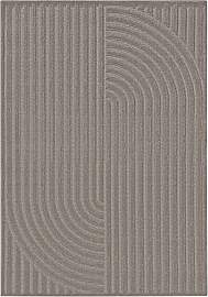 benuta Basic Kurzflor Teppich Leo Hellgrau 120x170 