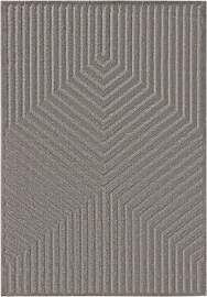 benuta Basic Kurzflor Teppich Leo Hellgrau 120x170 