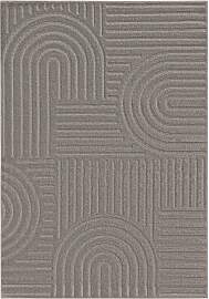 benuta Basic Kurzflor Teppich Leo Hellgrau 140x200 