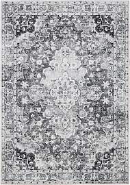 benuta Basic Waschbarer Teppich George Anthrazit