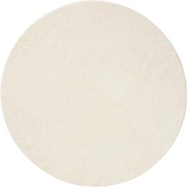 benuta Nest Hochfloorteppich Rund Soda Weiß ø