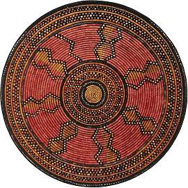 benuta Nest In- & Outdoor-Teppich Rund Artis