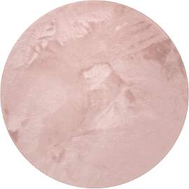 benuta Nest - Kunstfell-Teppich Dave Rosa ø 180