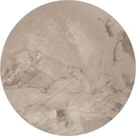 benuta Nest - Kunstfell-Teppich Dave Taupe ø 180