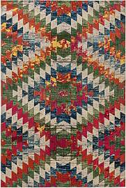 benuta Nest Kurzflor Teppich Casa Multicolor