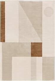 benuta Nest Kurzflor Teppich Tacoma Beige/Braun