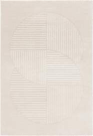 benuta Nest Kurzflor Teppich Tacoma Cream 120x170