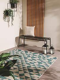 benuta Nest Teppich Cleo - Blau 80x150 cm -