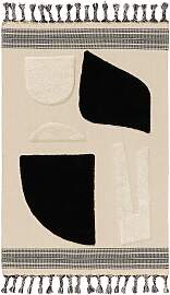 benuta Pop Baumwollteppich Gibson Schwarz/Weiß