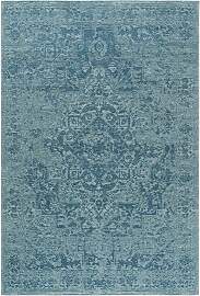benuta Pop Flachgewebeteppich Tosca Blau 195x285