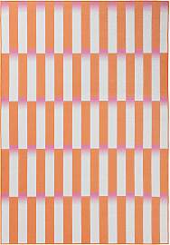 benuta Pop Waschbarer Kurzflor Teppich Rory Orange 