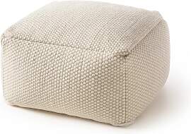 benuta Pure - Handgefertigter Woll Pouf Rocco