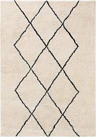 benuta Pure Wollteppich Berber Cream 120x170 cm