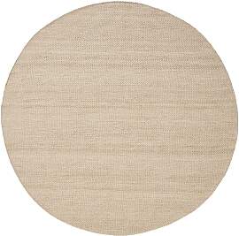 benuta Pure Wollteppich Lars Beige ø 100 cm rund