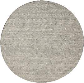 benuta Pure Wollteppich Lars Hellgrau ø 100 cm