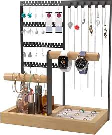 Benxdara Schmuckständer, 4 Tier Schmuckhalter
