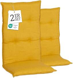 Beo Gartenstuhlauflagen Hochlehner 4er Set