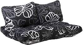 beo Palettenkissen Set 3-teilig Baumwolle/Polyester