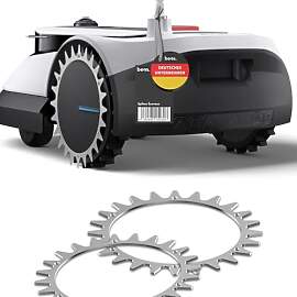 beos Premium Edelstahl Spikes für Ecovacs -