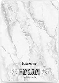 BEPER P102BIL004 Digitale Küchenwaage, Platte aus 