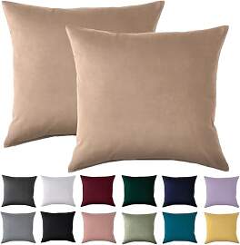 Beqnat Kissenbezug 40x40 2er Set - Kopfkissenbezug 