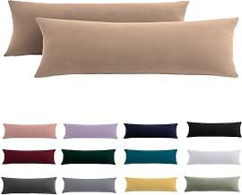Beqnat Seitenschläferkissen Bezug 40x145 2er Set