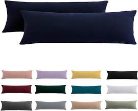 Beqnat Seitenschläferkissen Bezug 40x145 2er Set