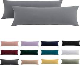 Beqnat Seitenschläferkissen Bezug 40x145 2er Set