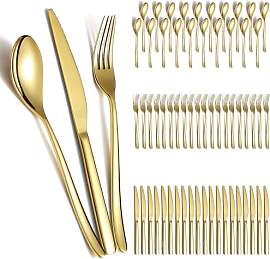 Berglander Gold Hochzeit Besteck Set 60pcs Service 