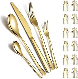 Berglander Goldbesteck-Set 60 teiliger Service