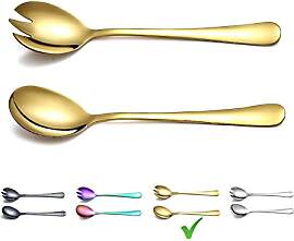 Berglander Goldener Salat-Server-Set, Salat-Server 
