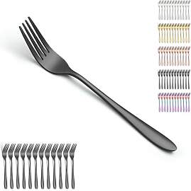Berglander Schwarze Tafelgabel Set mit 12 Stück